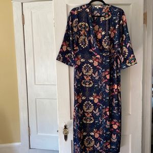 Hayden Floral Hi-low Wrap Maxi Dress